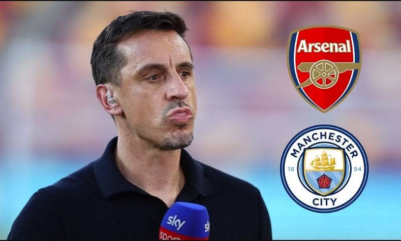 Gary Neville tuyên bố: Arsenal cần giành chiến thắng trước Man City trong trận đấu sắp tới