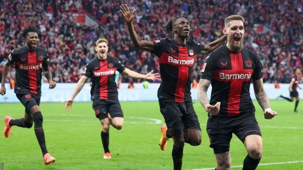 Bayer Leverkusen tiếp tục thể hiện tinh thần không bao giờ bỏ cuộc trong trận đấu tại vòng 31 của Bundesliga.