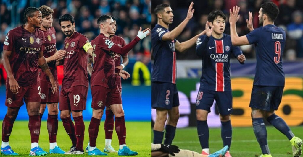 Man City và PSG Đối Mặt Nguy Cơ Loại Nhau Tại Champions League