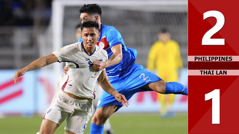 Philippines bất ngờ hạ Thái Lan 2-1 ở bán kết lượt đi AFF Cup 2024